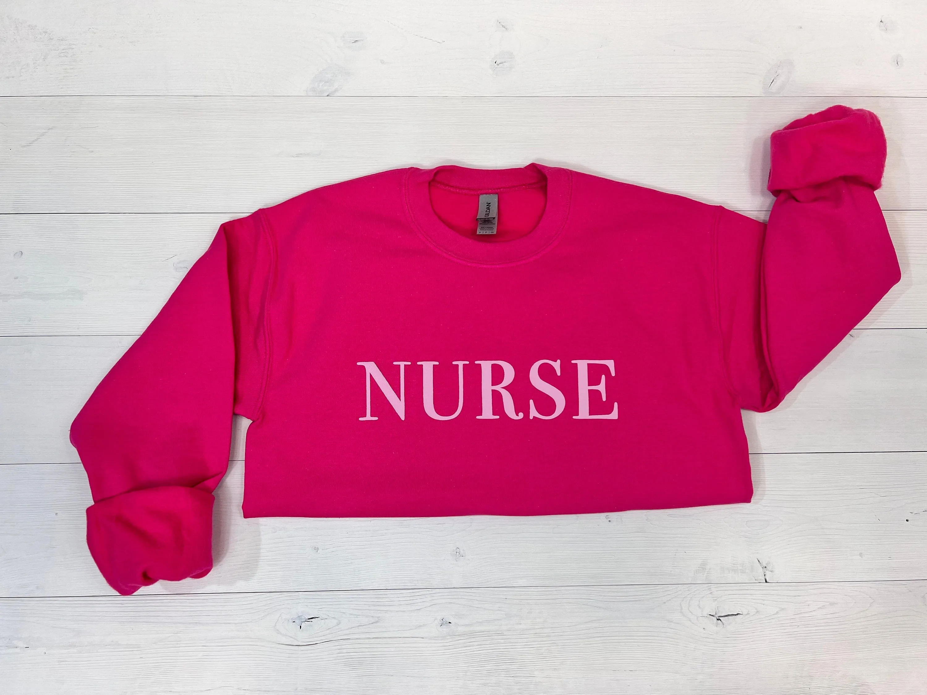 Embossed Nurse Appreciation Sweatshirt