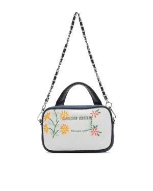 Embroidered Mini Madame Shoulder Bag