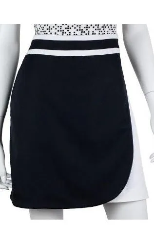 EP Pro Black Embossed Tour Tech Blocked Skort