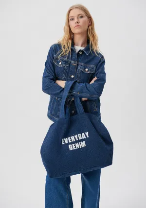 Everday Denim Shopper Bag