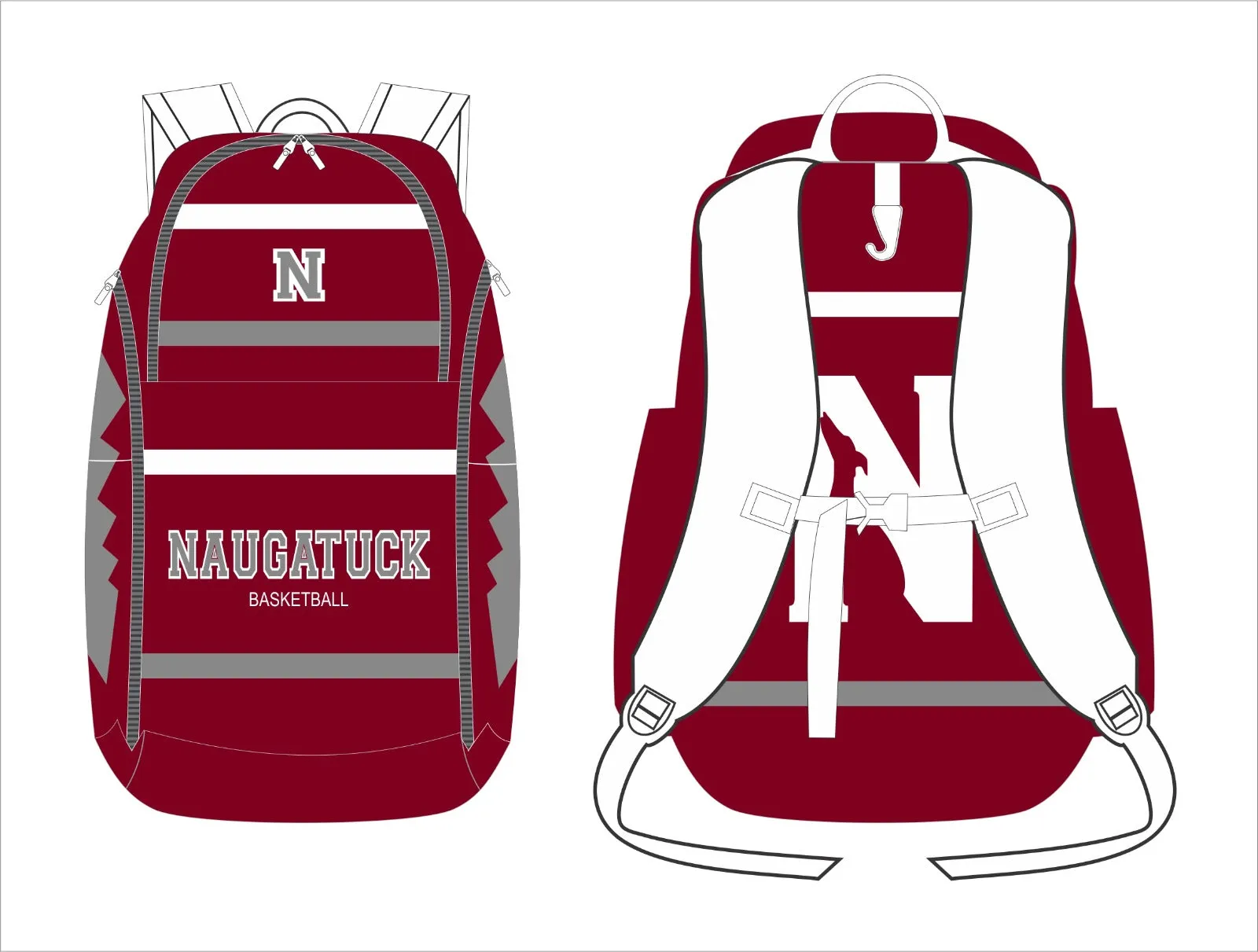 Exclusive Collab Backpacks - Naugatuck HS/Royalty Apparel