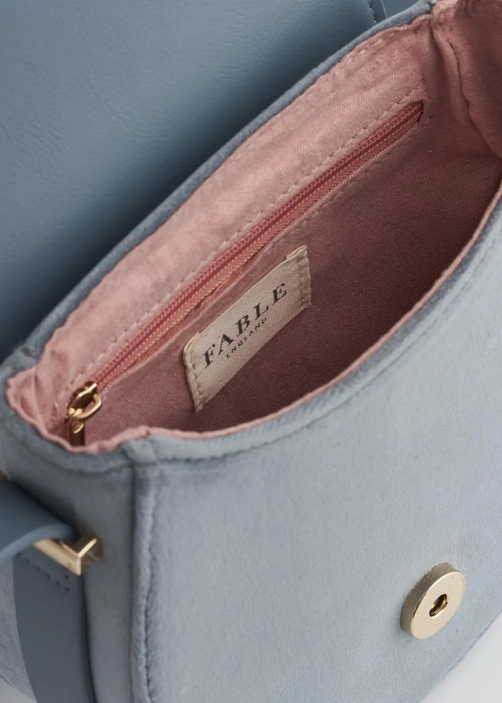 Fable England Blue Tit Saddle Bag Blue