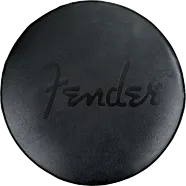 Fender® Embossed Black Logo Barstool, Black/Black, 30"