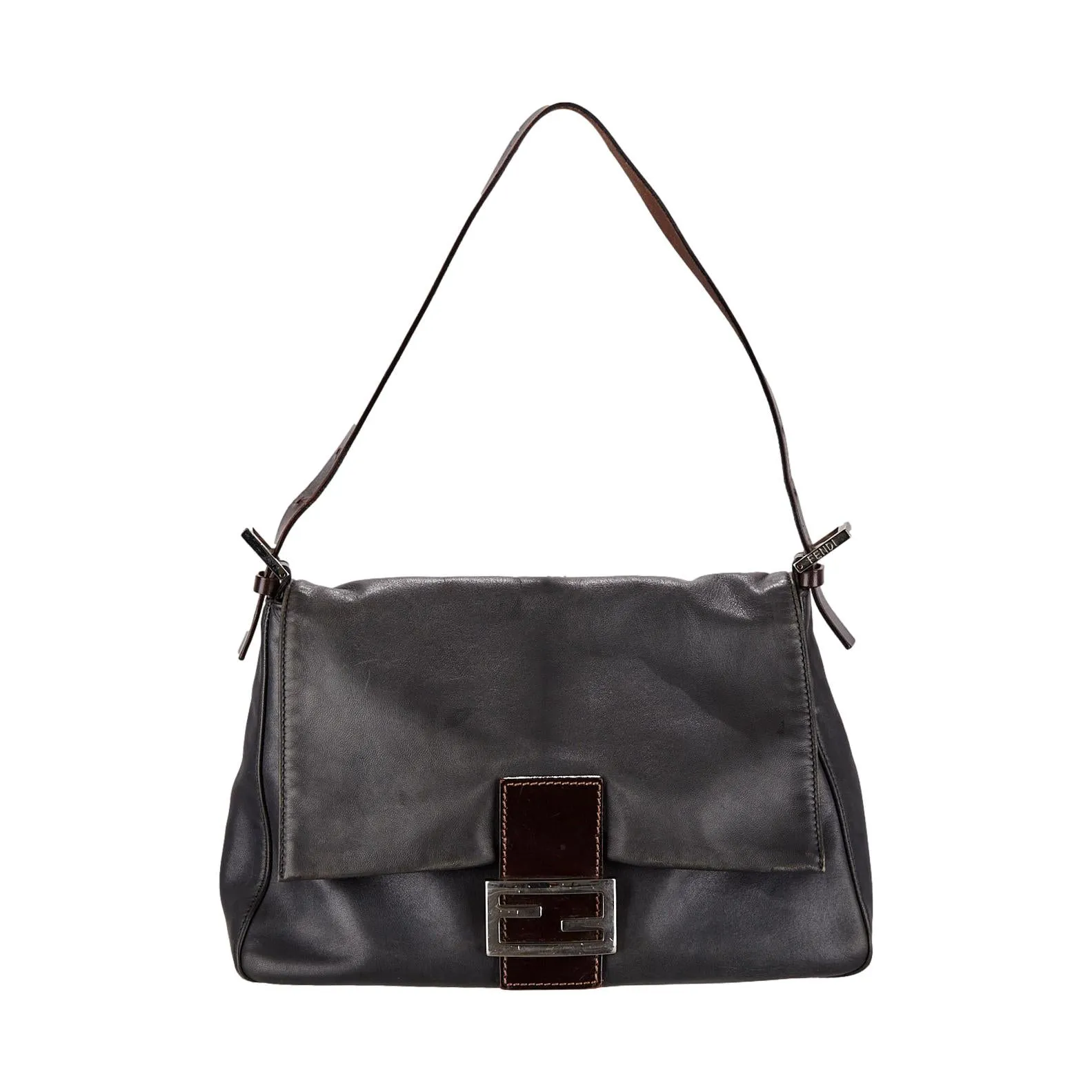 Fendi Brown Leather Baguette