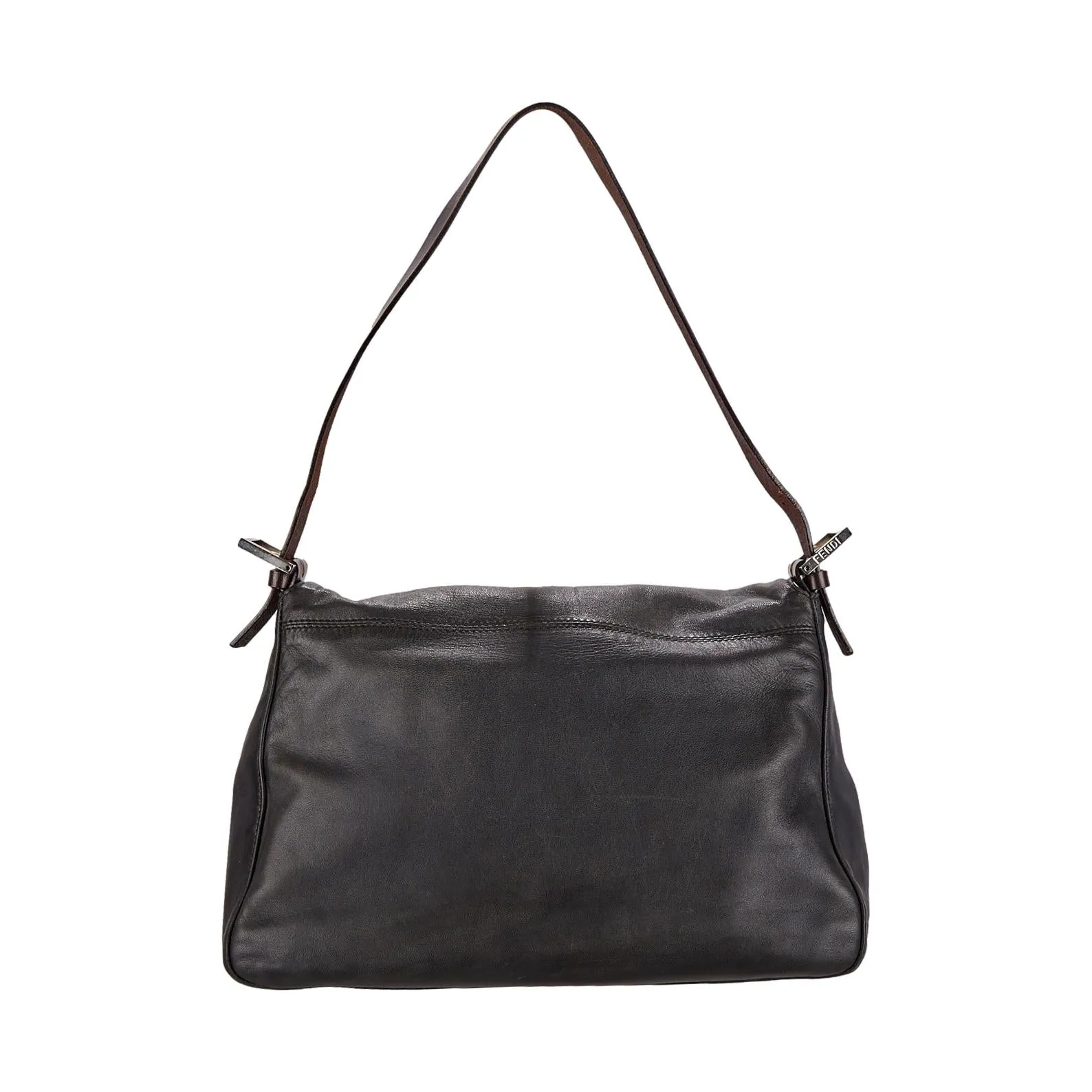 Fendi Brown Leather Baguette