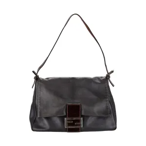 Fendi Brown Leather Baguette