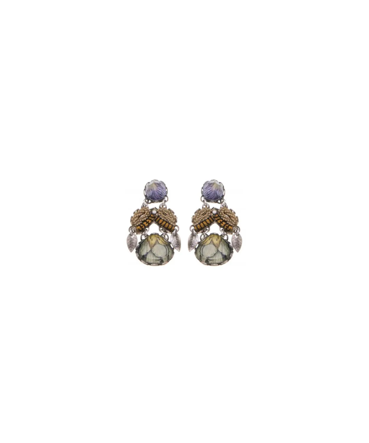 Fields of Gold Post Earrings