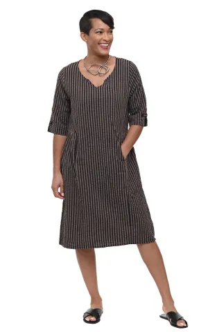 FINAL SALE CV243 Maxine Dress in Wallace Stripe*