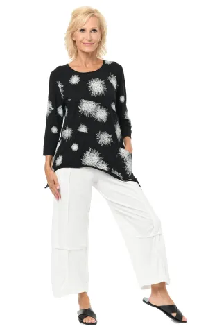 FINAL SALE SDM431 Madelyn Top in Mini Scribble*