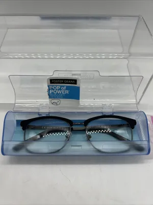 Foster  Grant Readers BLUE LIGHT BLOCKING GLASSES FILTERED LENSES  BLACK