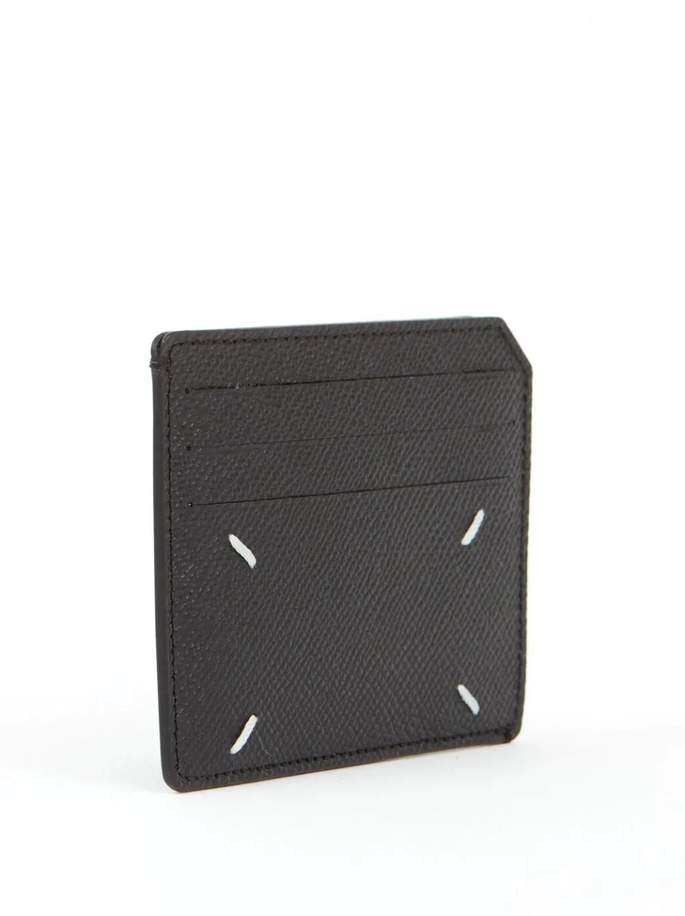 Four stitches leather card case