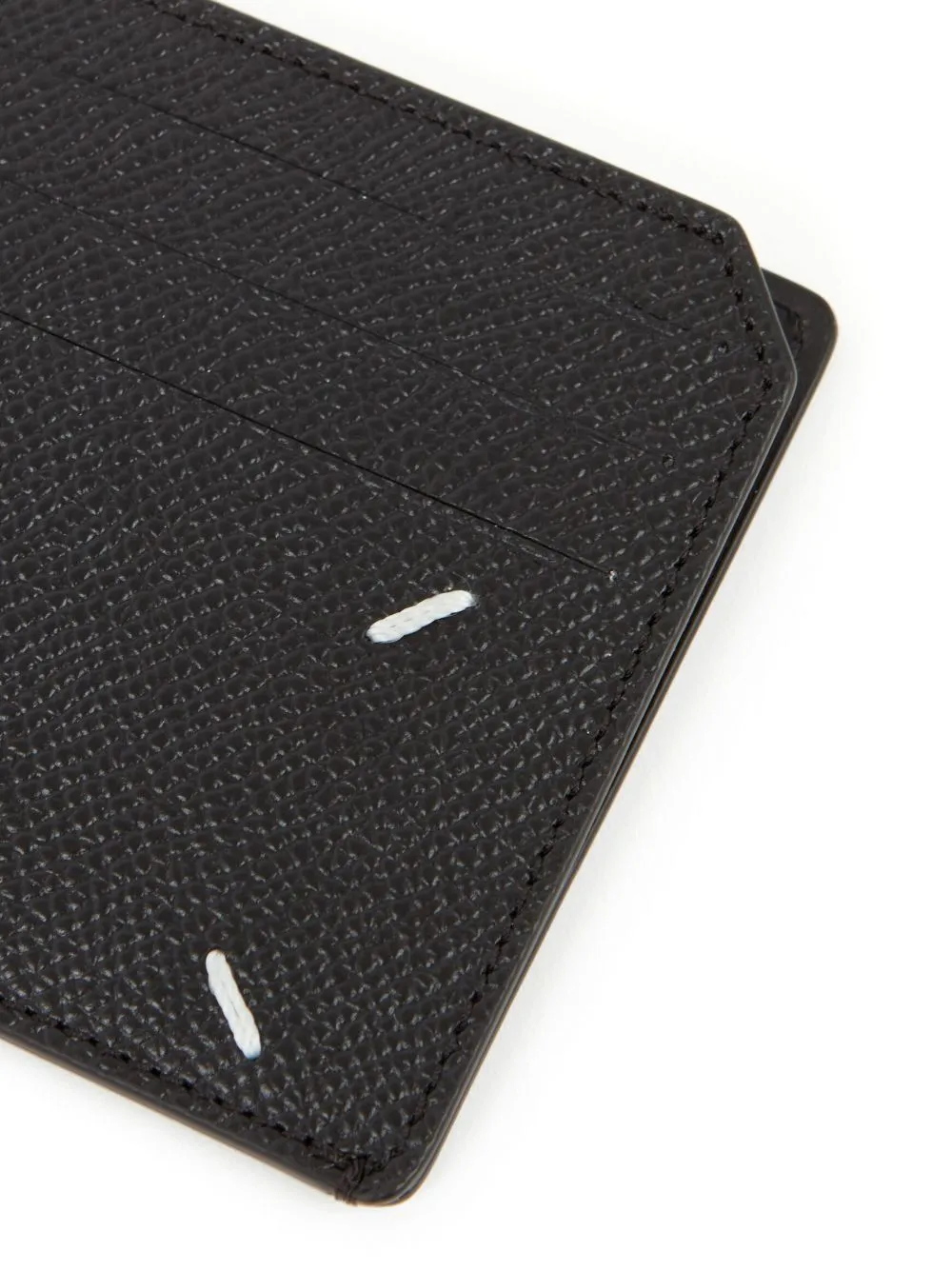 Four stitches leather card case