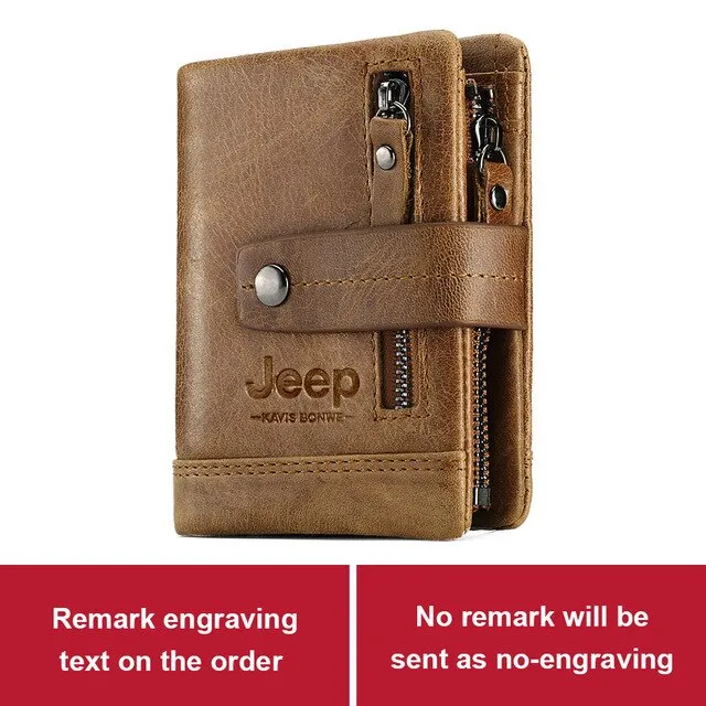 Free Engraving 100% Genuine Leather Men Wallet Coin Purse Small Card Holder PORTFOLIO Portomonee Male Walet Pocket Coffee Money
