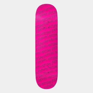 FUCKING AWESOME PINK STAMP EMBOSSED DECK - SHAPE 2