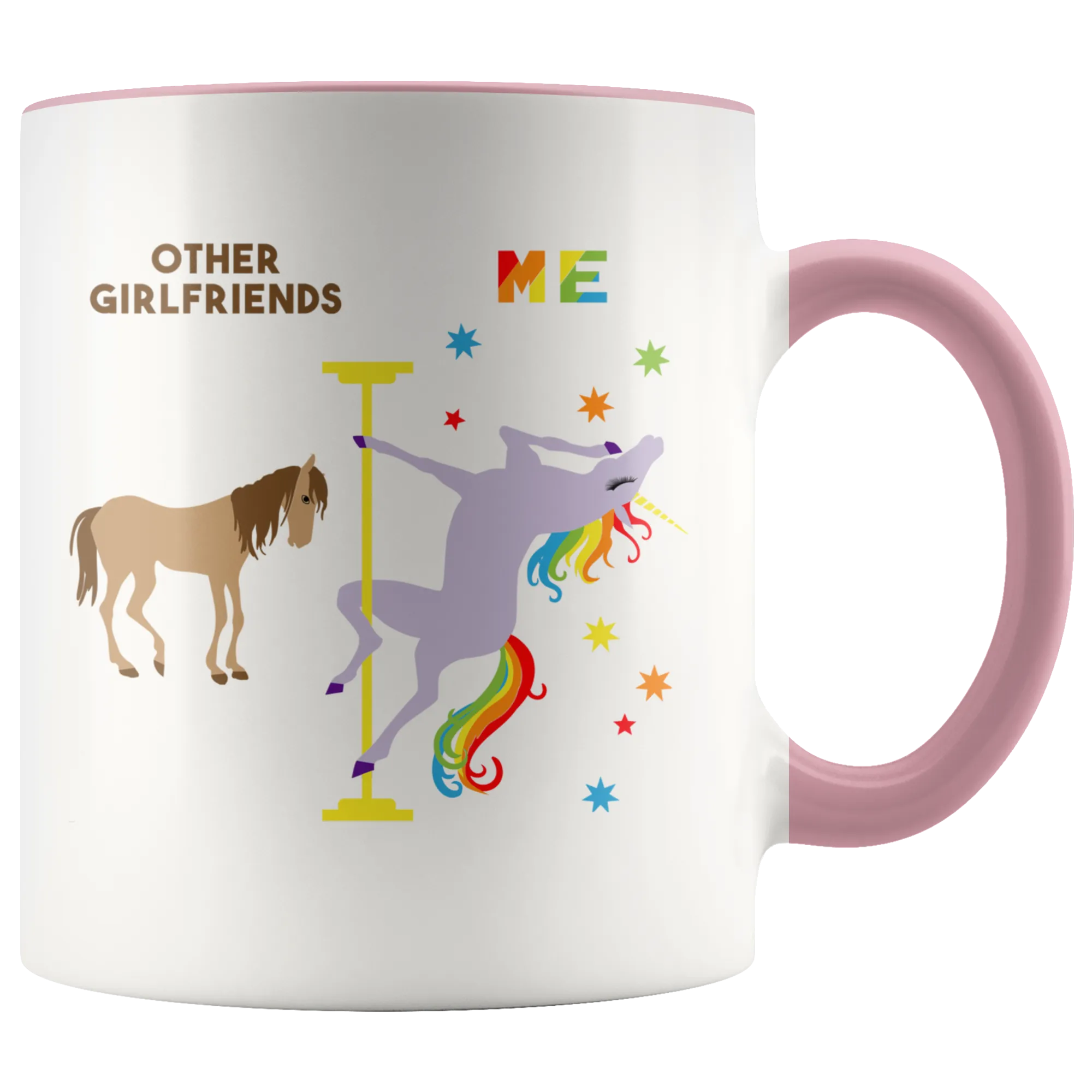 Funny Girlfriend Gift Girlfriend Mug Best Girlfriend Ever Birthday Coffee Cup Pole Dancing Unicorn
