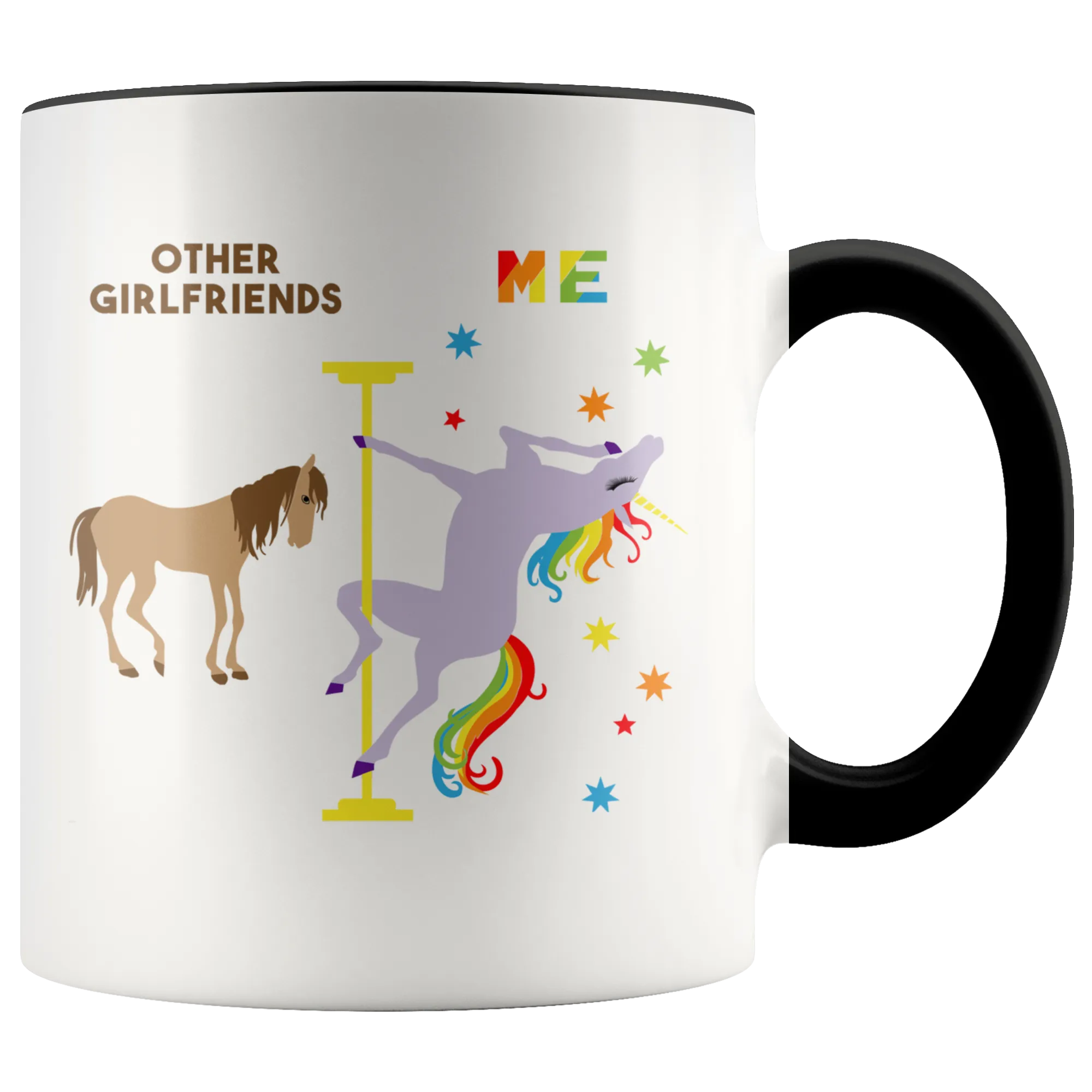 Funny Girlfriend Gift Girlfriend Mug Best Girlfriend Ever Birthday Coffee Cup Pole Dancing Unicorn