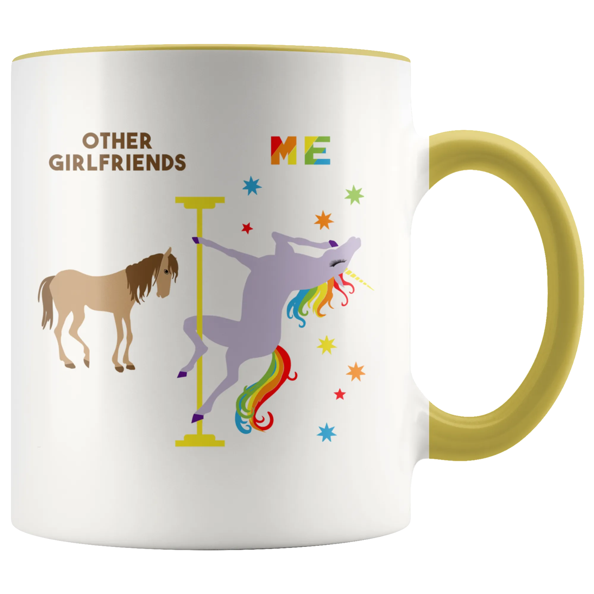 Funny Girlfriend Gift Girlfriend Mug Best Girlfriend Ever Birthday Coffee Cup Pole Dancing Unicorn