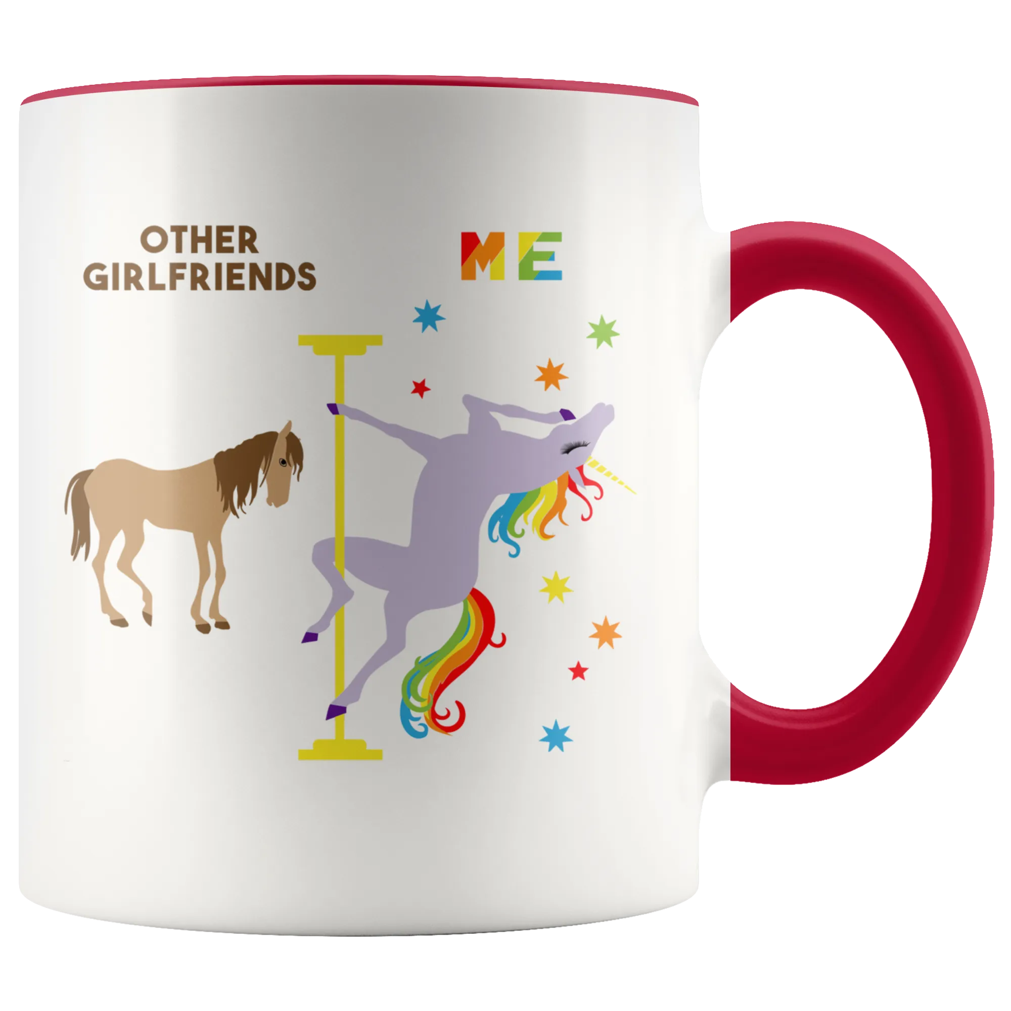 Funny Girlfriend Gift Girlfriend Mug Best Girlfriend Ever Birthday Coffee Cup Pole Dancing Unicorn