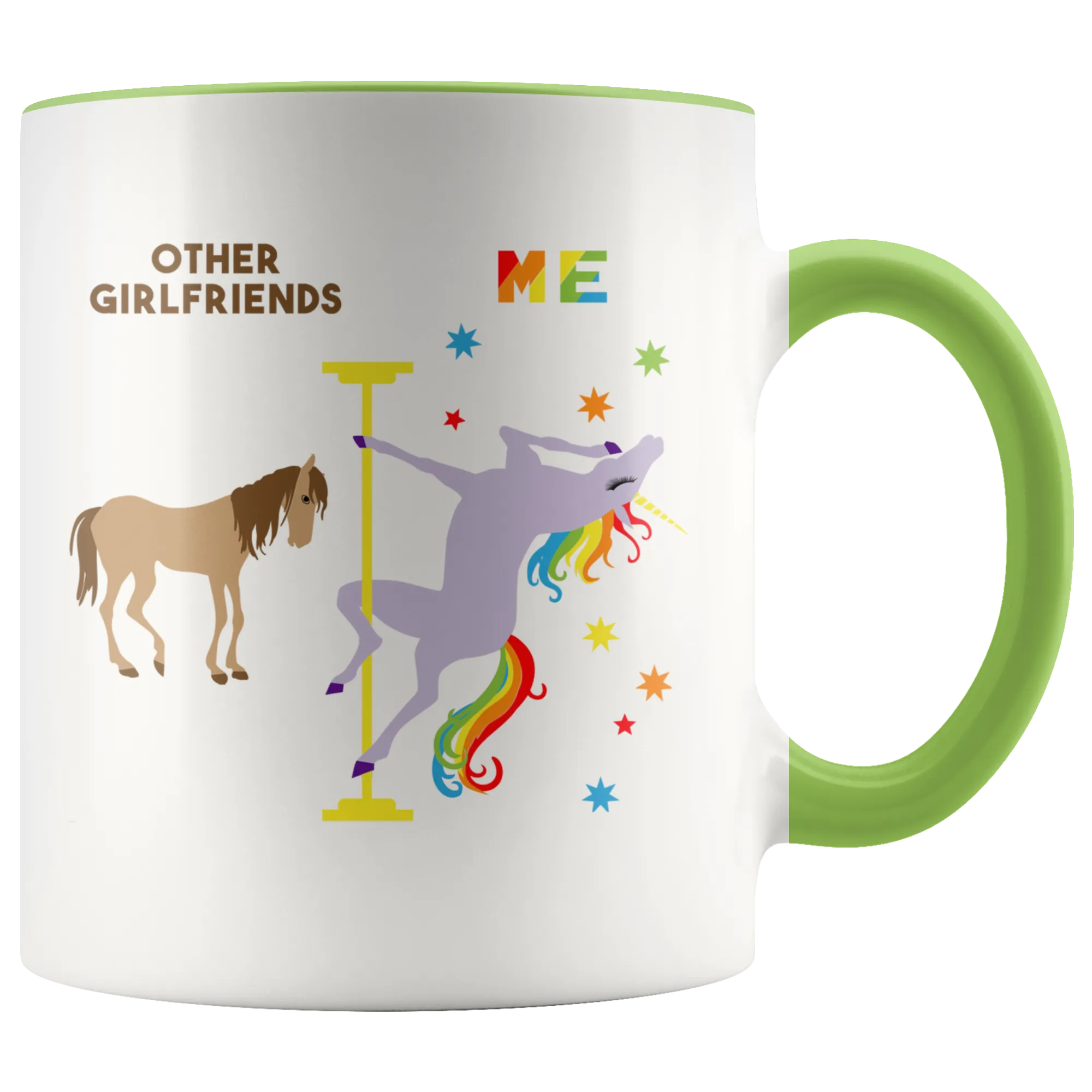 Funny Girlfriend Gift Girlfriend Mug Best Girlfriend Ever Birthday Coffee Cup Pole Dancing Unicorn