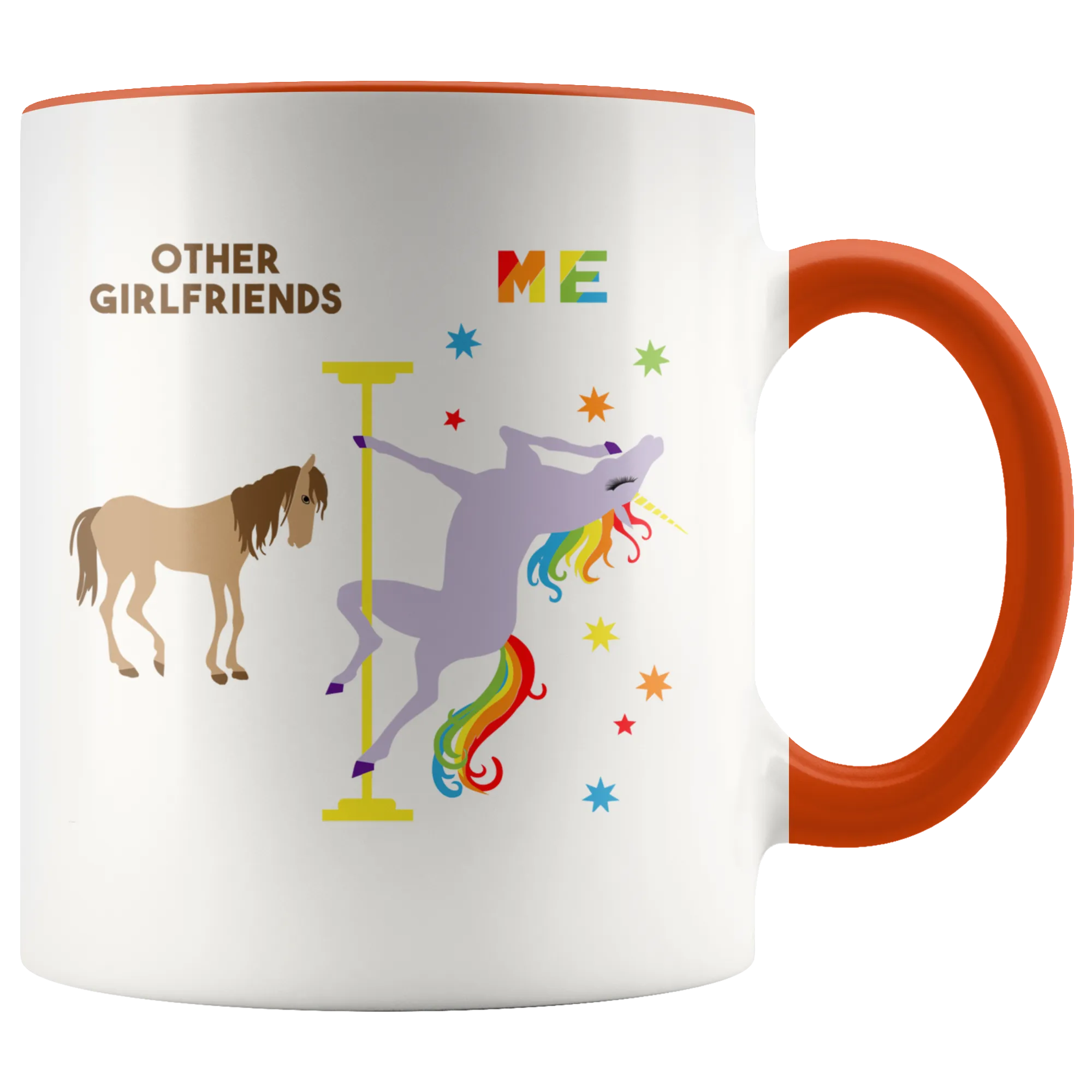 Funny Girlfriend Gift Girlfriend Mug Best Girlfriend Ever Birthday Coffee Cup Pole Dancing Unicorn