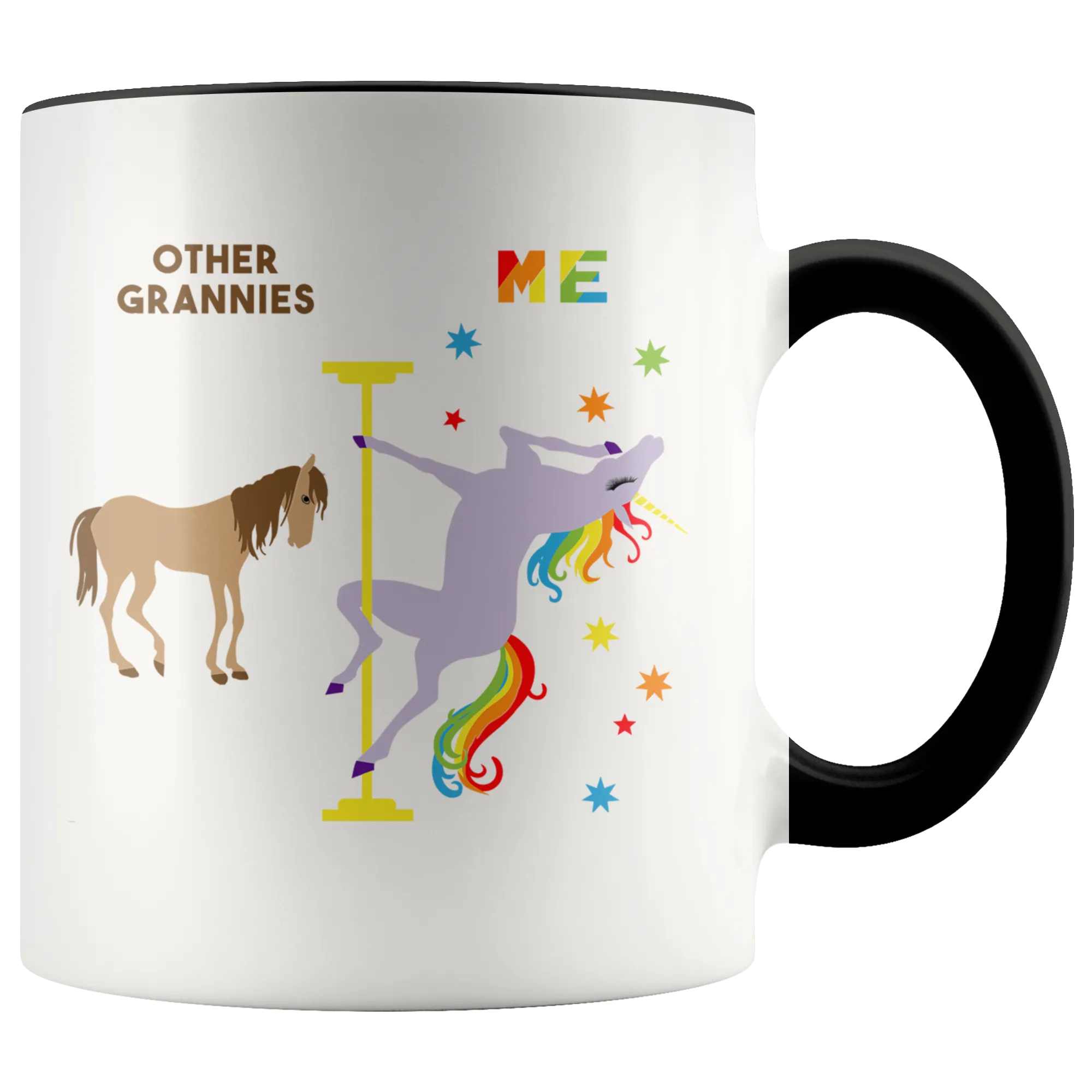 Funny Granny Gift Grannie Mug Other Grannies Me Gift Pole Dancing Unicorn Coffee Cup