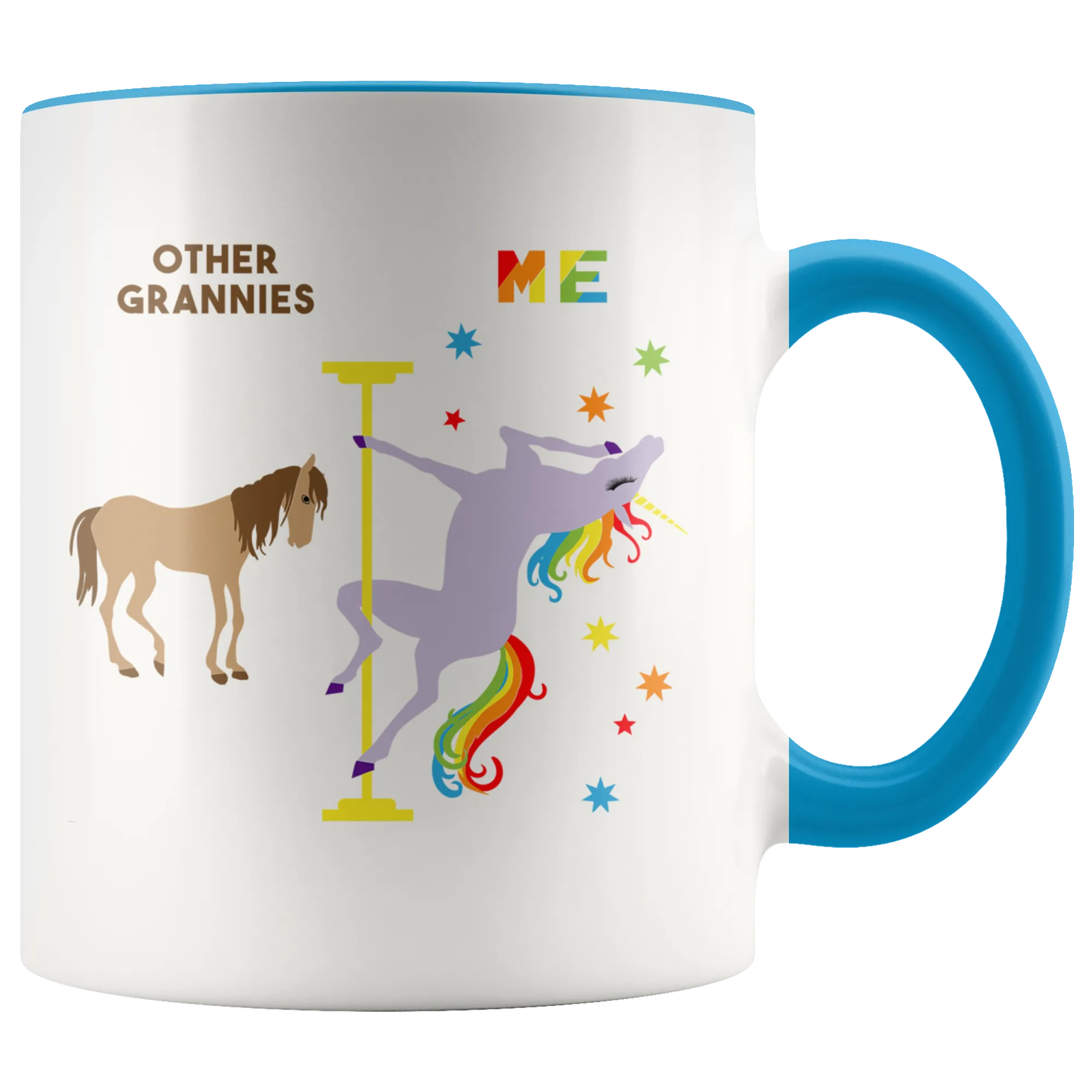 Funny Granny Gift Grannie Mug Other Grannies Me Gift Pole Dancing Unicorn Coffee Cup