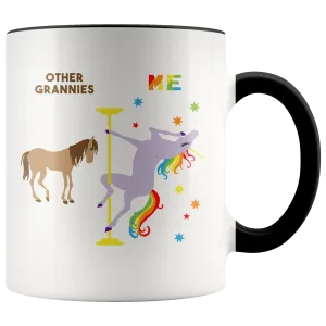 Funny Granny Gift Grannie Mug Other Grannies Me Gift Pole Dancing Unicorn Coffee Cup
