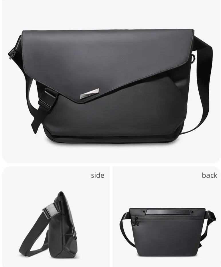 Fusion Messenger Bag 13-inches Crossbody Laptop Carrying Case in Black