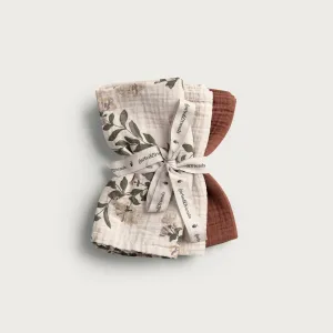 Garbo & Friends Muslin Burp Cloth 3pcs - Honeysuckle