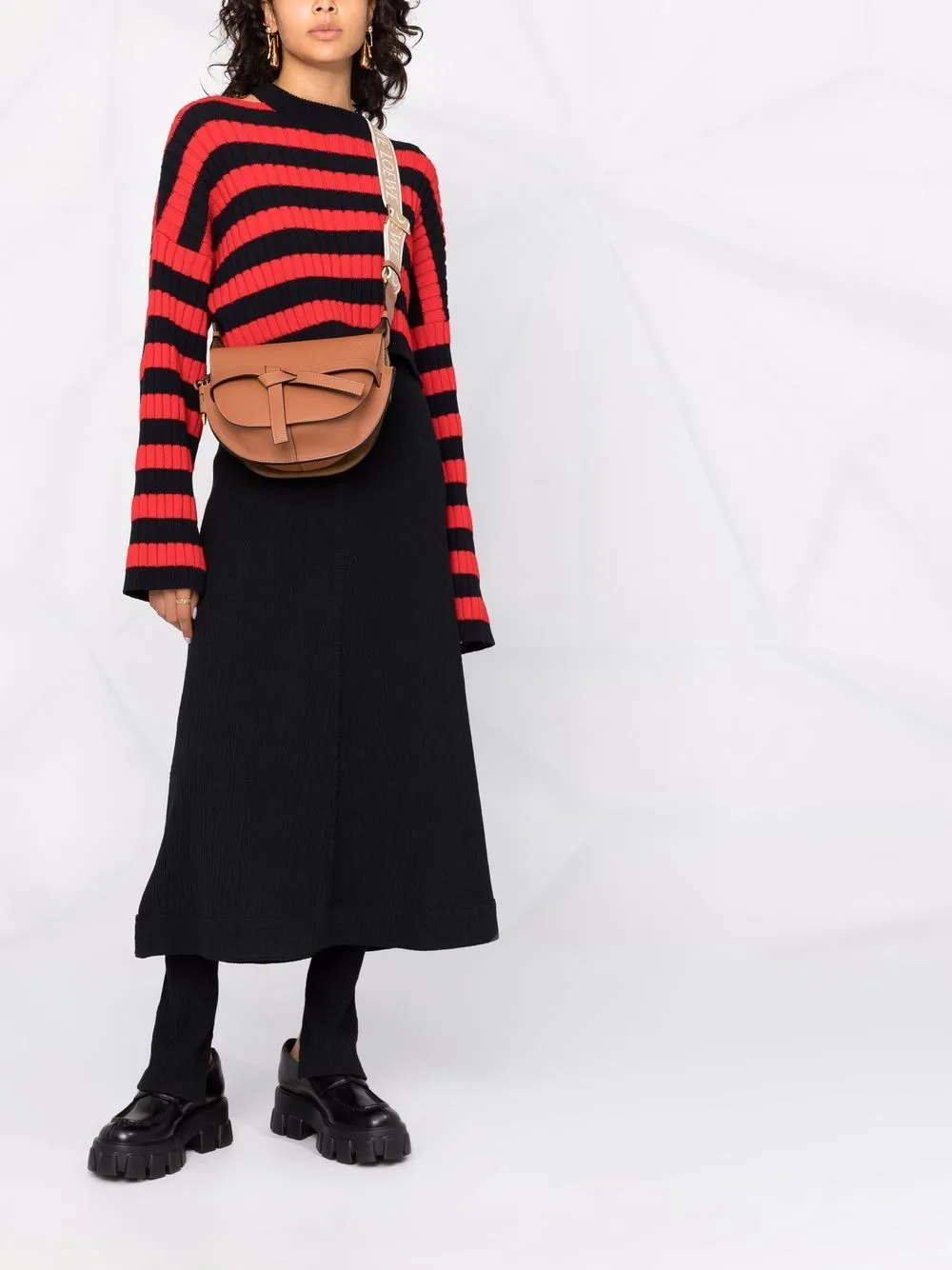 Gate small leather crossbody bag