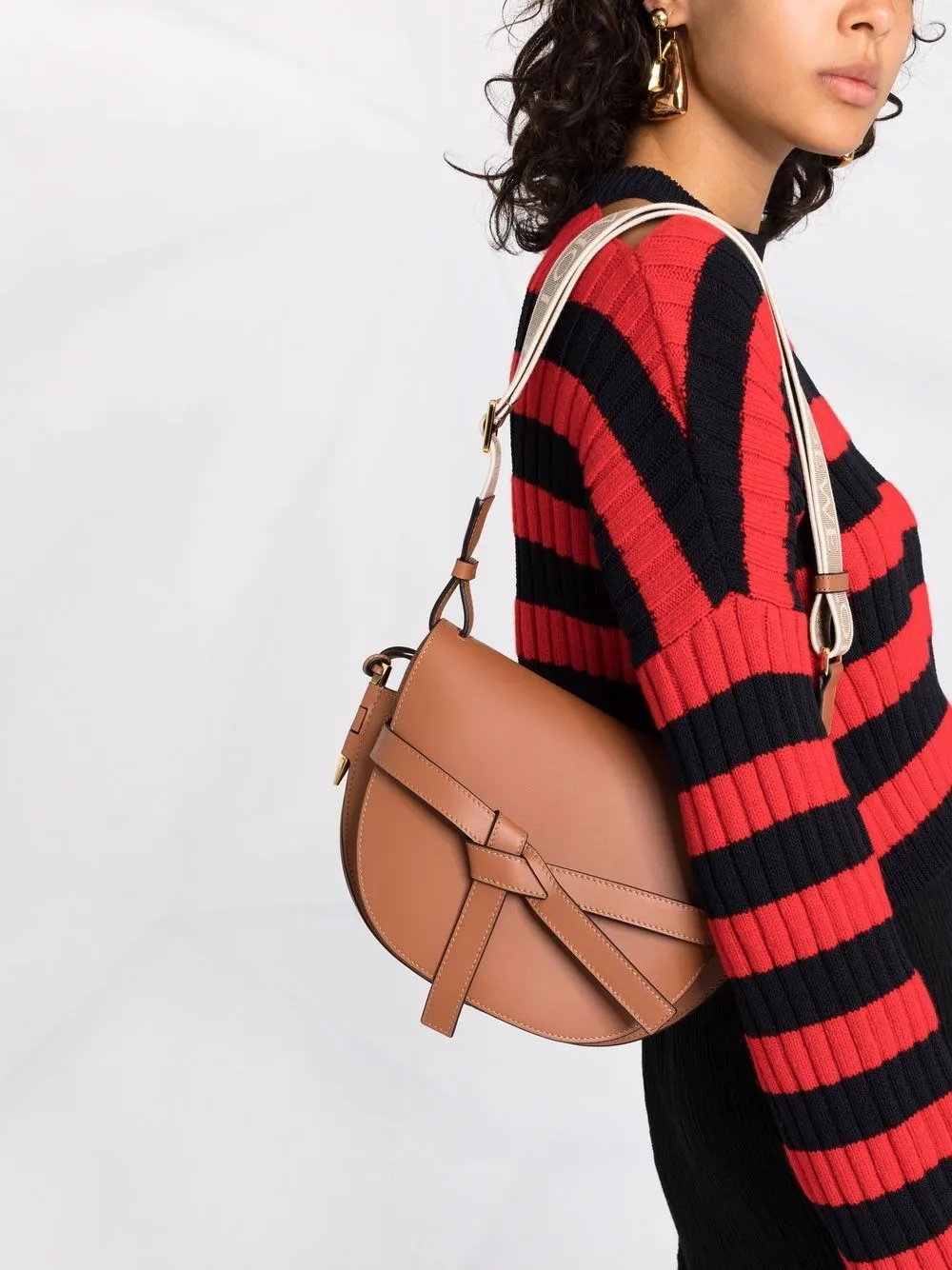 Gate small leather crossbody bag