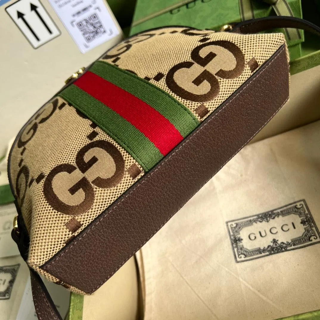 gg Ophidia Jumbo gg Small Shoulder Bag Brown For Women, Women&#8217;s Bags 9.3in/24cm gg ‎‎499621 UKMIG 2570
