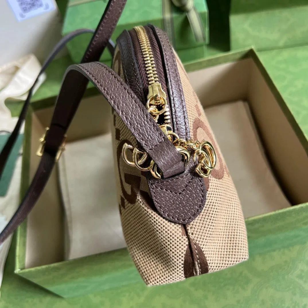 gg Ophidia Jumbo gg Small Shoulder Bag Brown For Women, Women&#8217;s Bags 9.3in/24cm gg ‎‎499621 UKMIG 2570