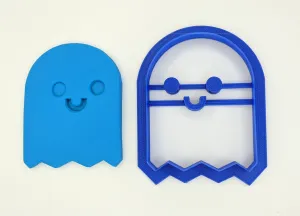 Ghost Cookie Cutter with Embossed Face 8.5cm