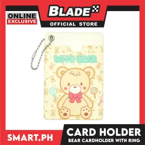 Gifts Bear Card Holder With Ring (Assorted Designs)
