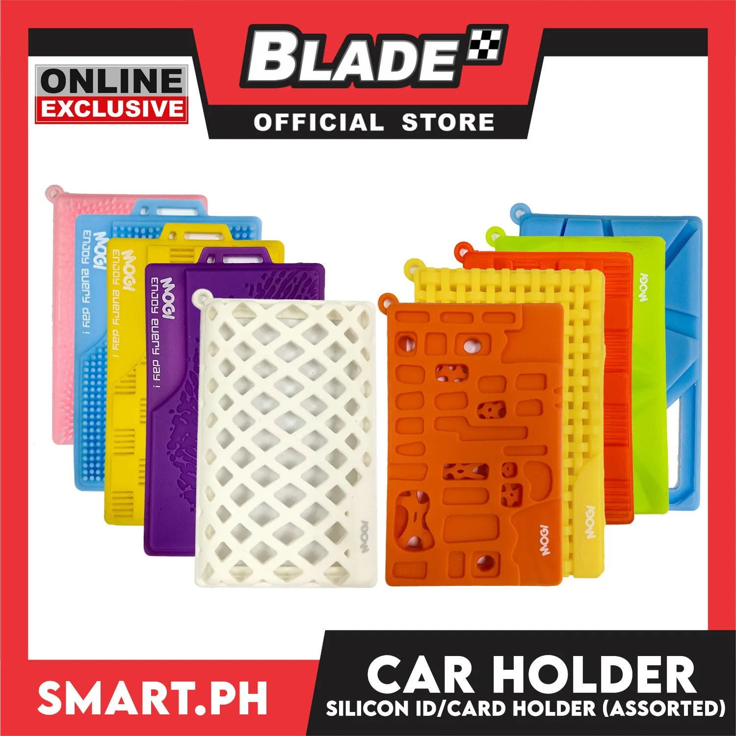 Gifts ID Card Holder Silicone with Strap (Assorted)