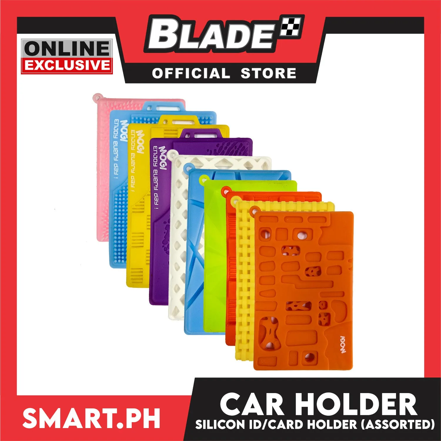 Gifts ID Card Holder Silicone with Strap (Assorted)
