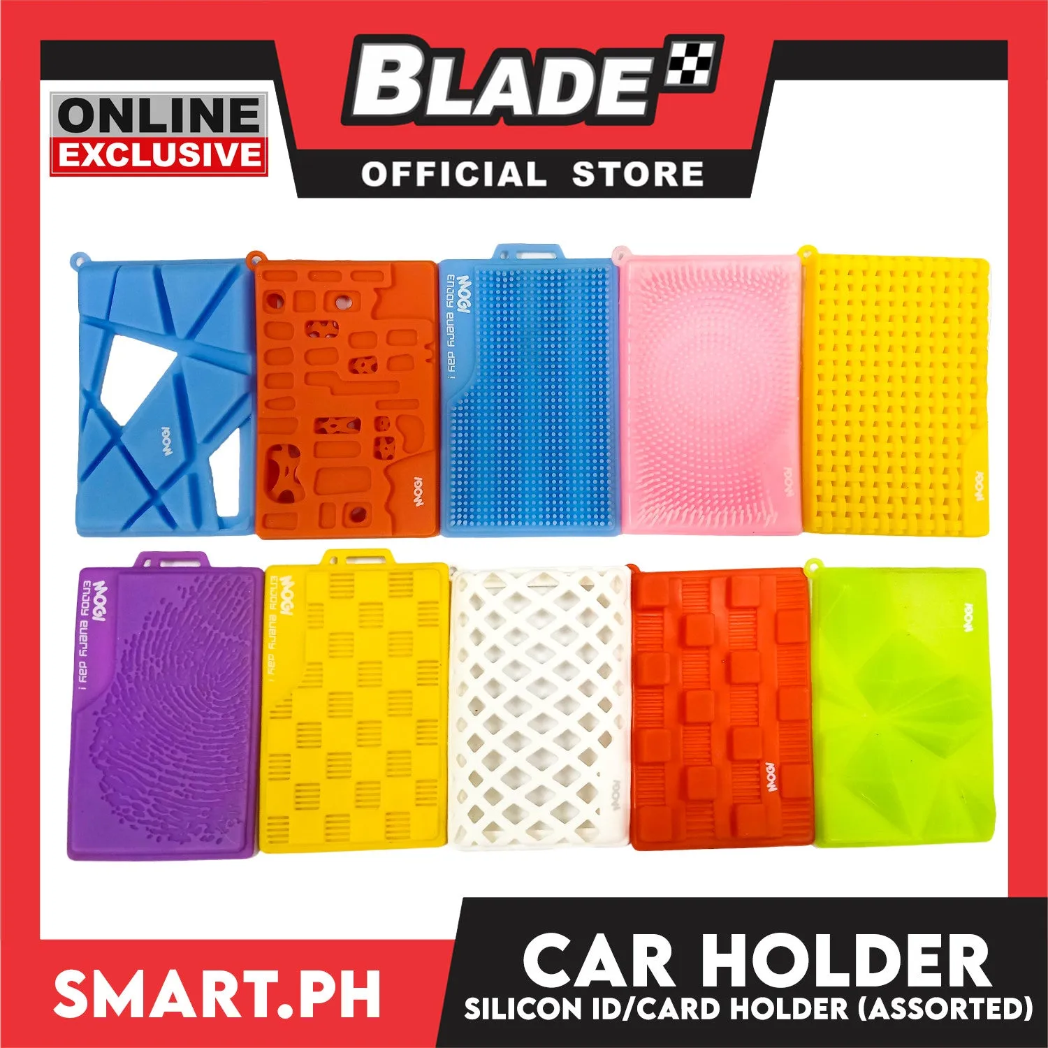 Gifts ID Card Holder Silicone with Strap (Assorted)