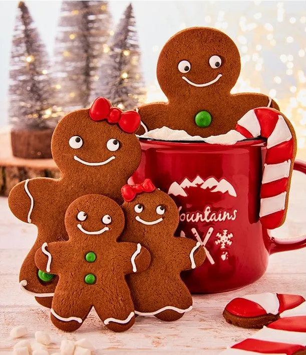 Gingerbread Girl Cookie Cutter with Embossed Detail