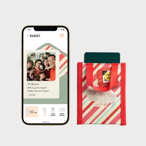 Gingerbread | Reusable Gift Card Holder   QR Greeting Card