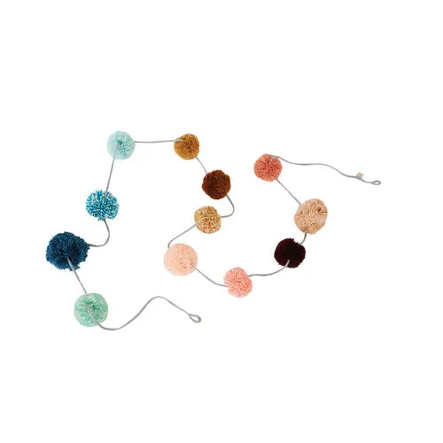 Girlande «Pom Pom» multicolor von Oyoy