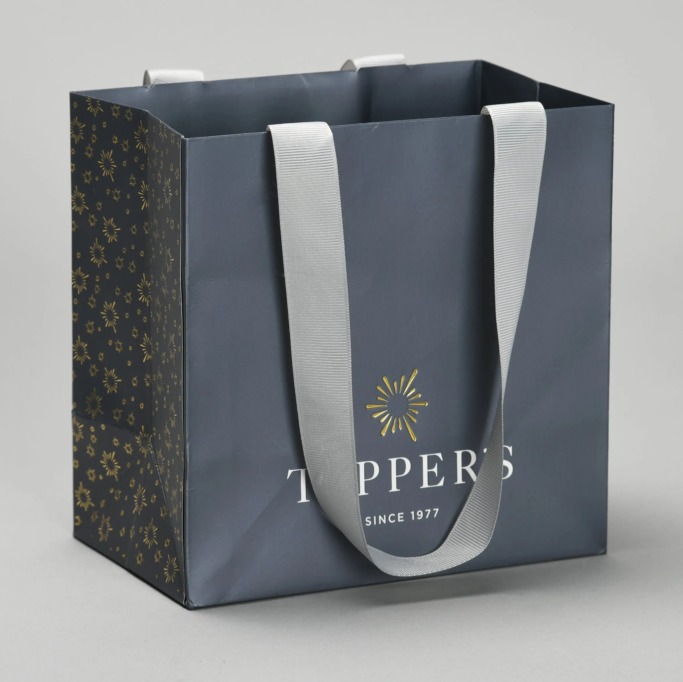 Gold Foil Printed Shopping Bag