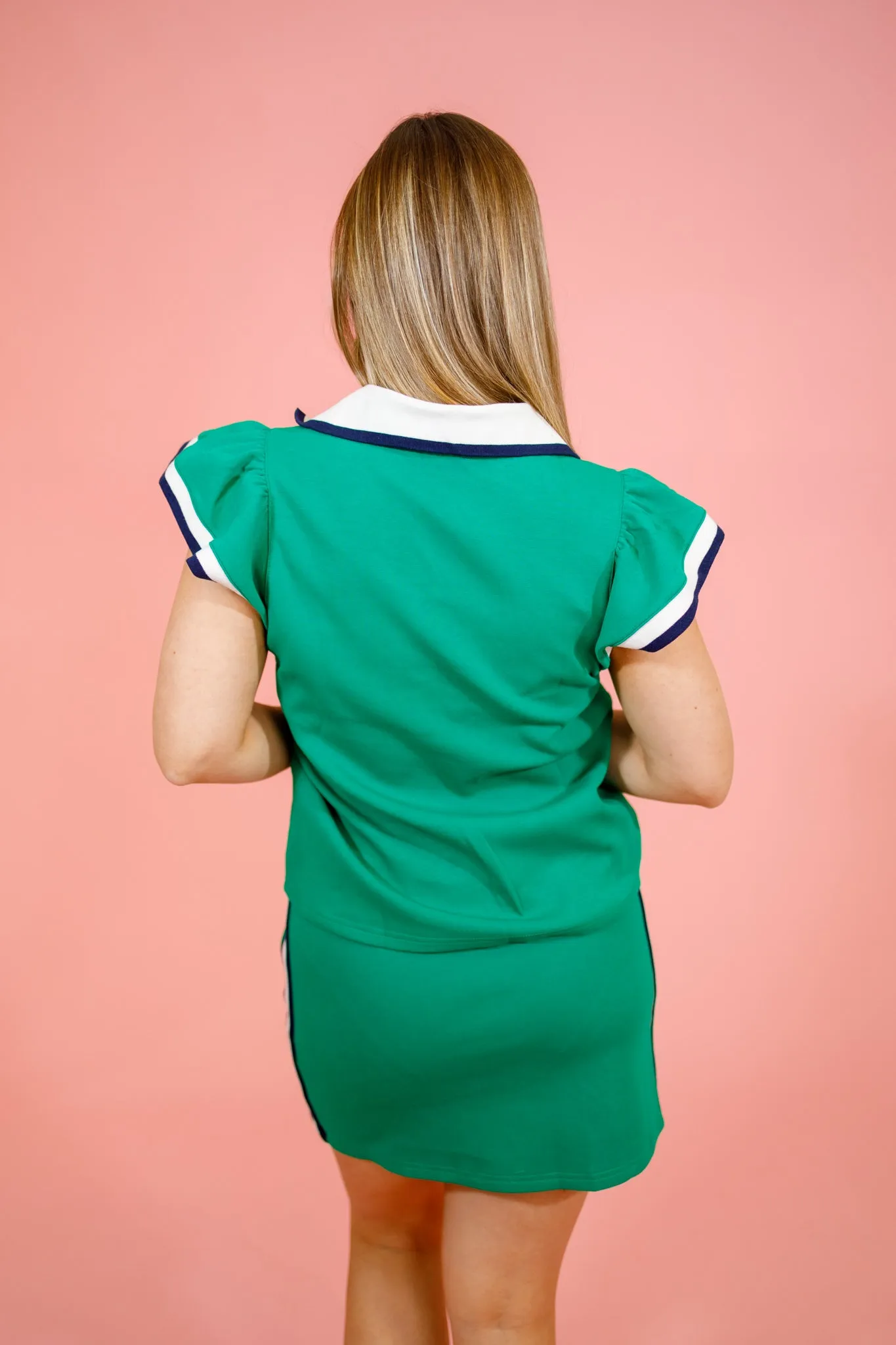 Green Stripe Trim Set