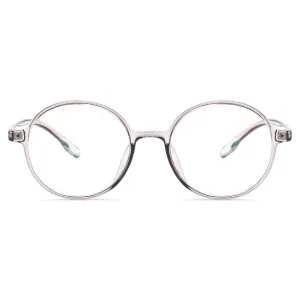 Grey Round - Blue Light Blocking Glasses