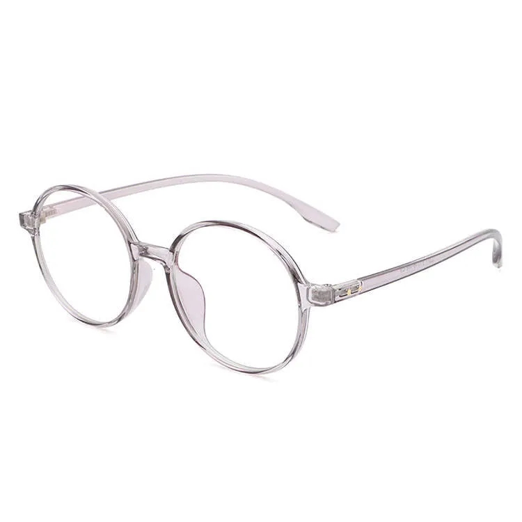 Grey Round - Blue Light Blocking Glasses