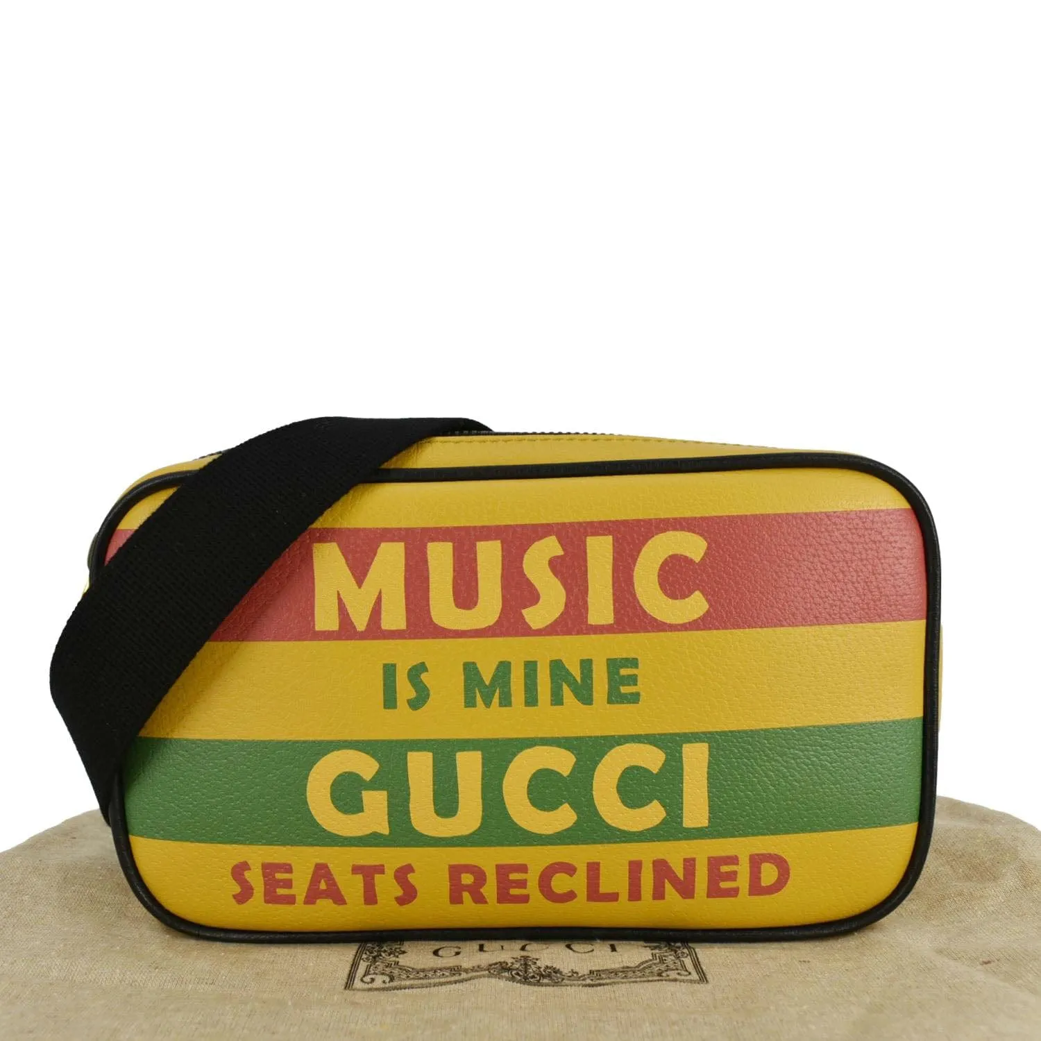 GUCCI 100 Centennial Music Is Mine Leather Belt Bag Multicolor 602695