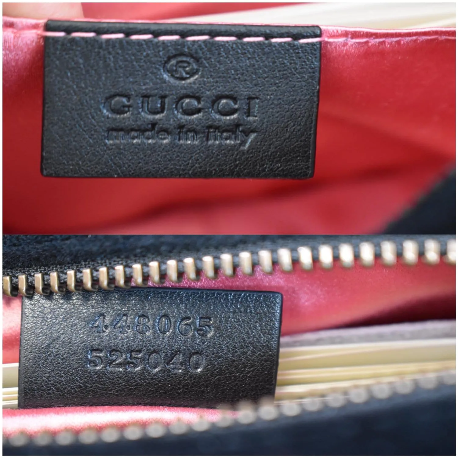 GUCCI GG Marmont Mini Marquise Crystal Velvet Crossbody Bag 448065