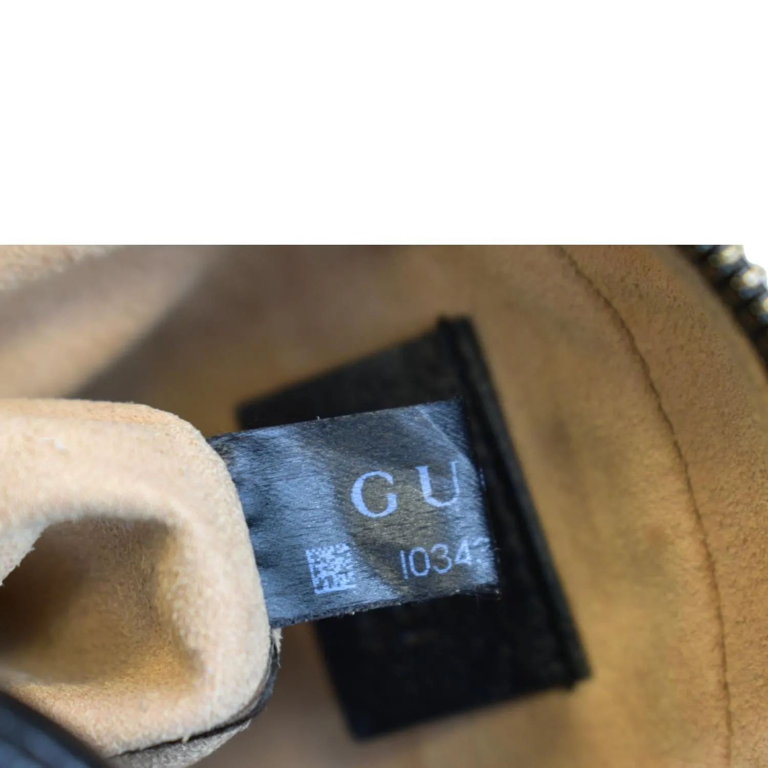 GUCCI GG Marmont Mini Round Leather Crossbody Bag Black 550154