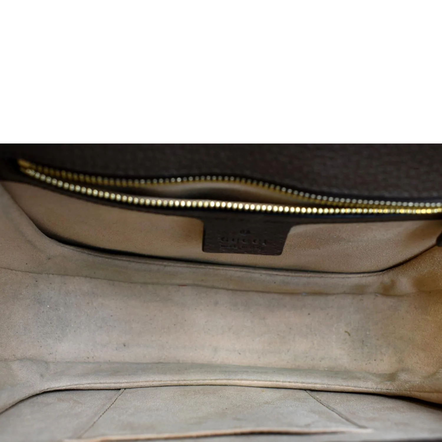 GUCCI Ophidia GG Supreme Canvas Crossbody Bag Beige 601044