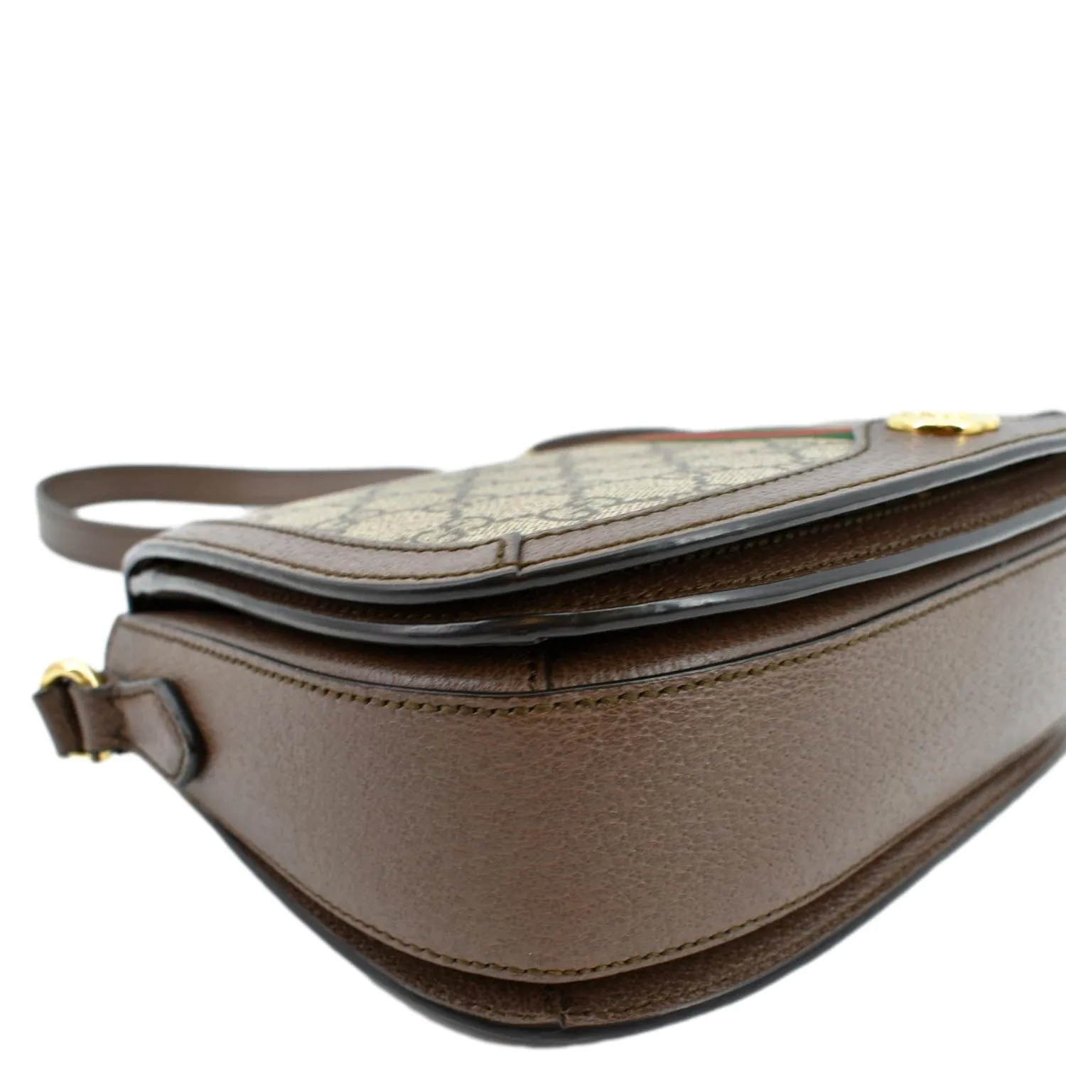 GUCCI Ophidia GG Supreme Canvas Crossbody Bag Beige 601044